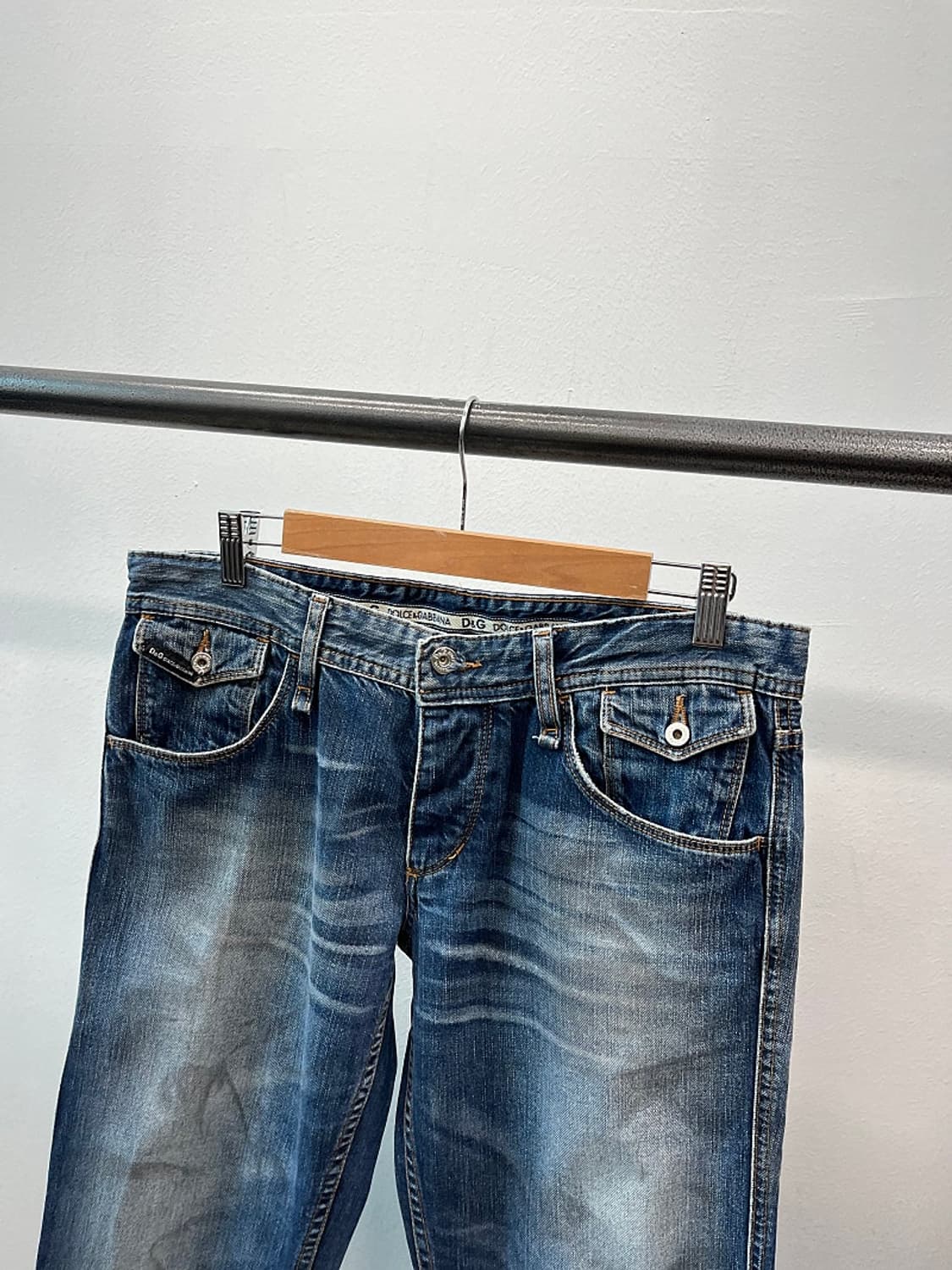 32) 돌체앤가바나 Y2K 가죽패치진  상품이미지3