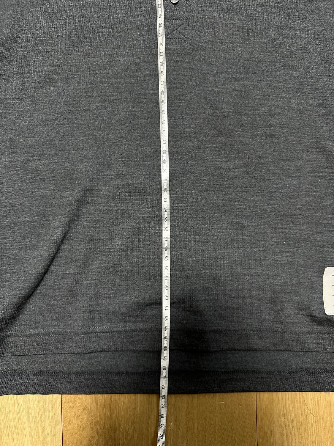 톰브라운 반팔 카라티 다크 그레이 Size 2 상품이미지5