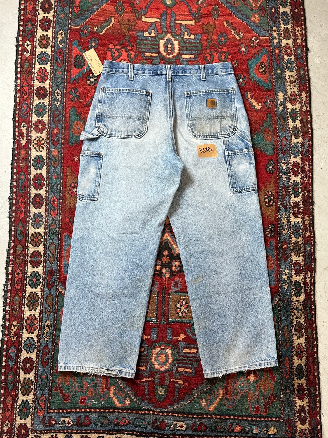 OG 칼하트 데님 더블니 팬츠 칼하트 B73 썩블니 상품이미지4