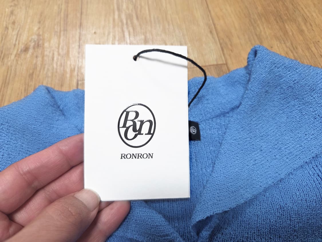 론론(RONRON) 세일러 부클 썸머가디건 55-66 새상품  상품이미지9