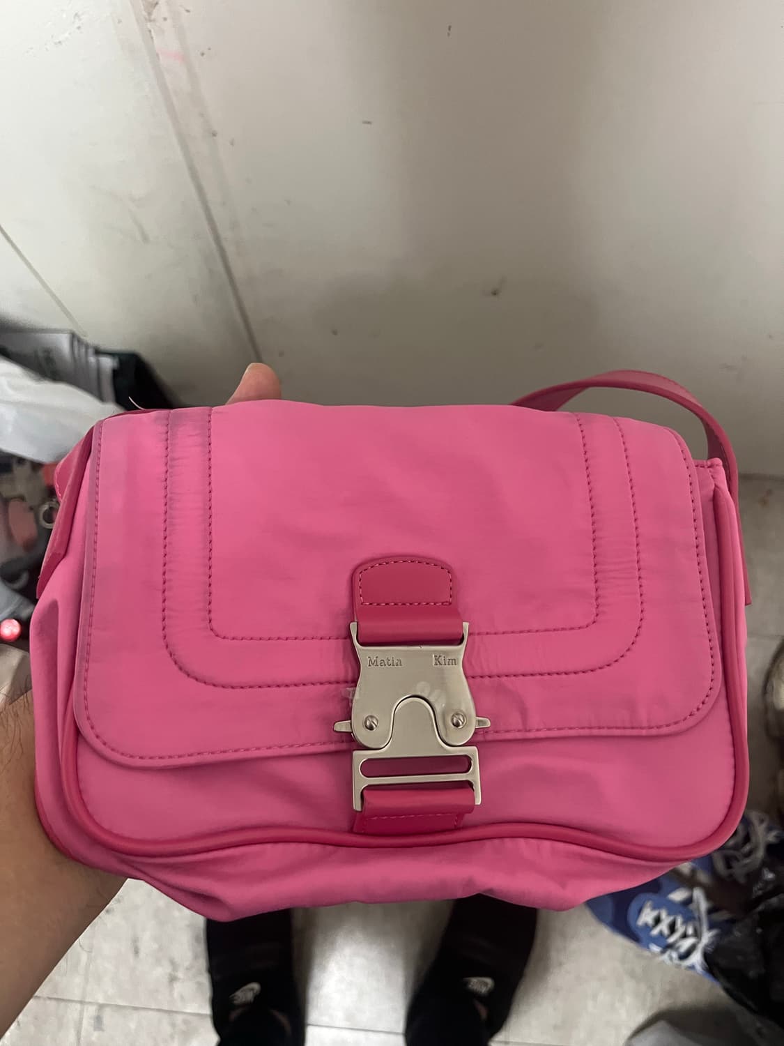 마땡킴 버클백 핑크 상품이미지1