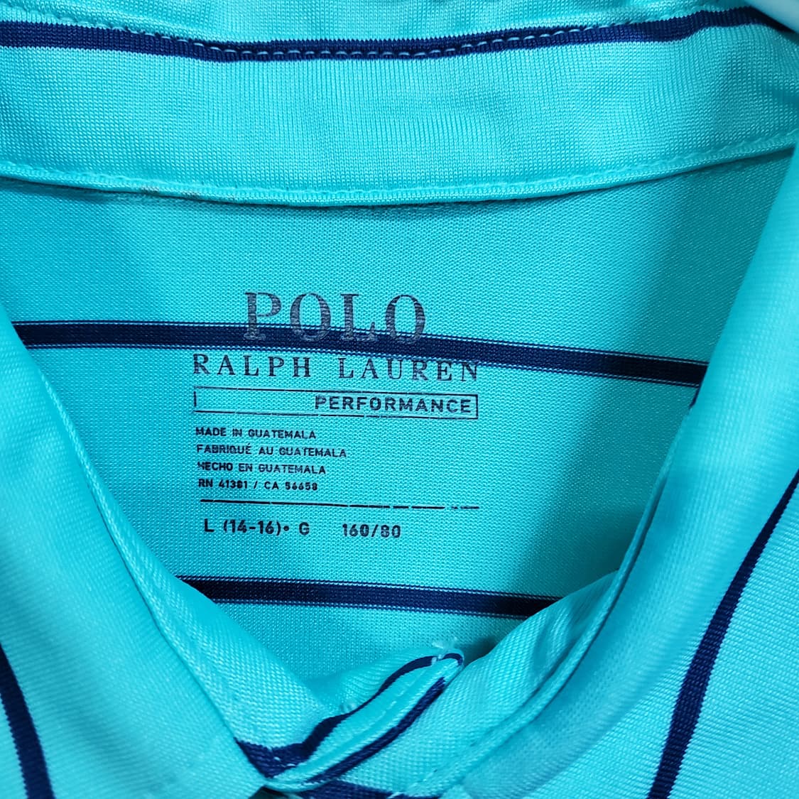 폴로 랄프로렌 스트라이프  기능성 반팔 폴로티셔츠  상품이미지3
