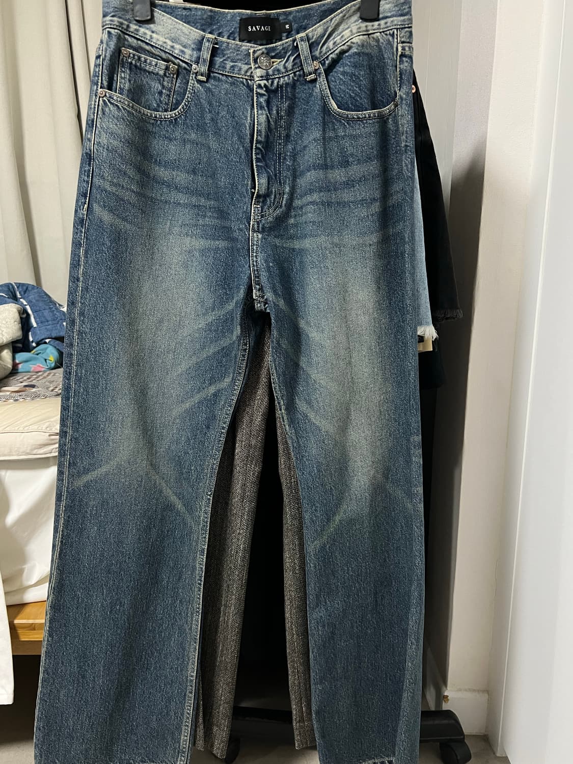 세비지 24FW Straight Fit Denim Pants (m) 상품이미지4