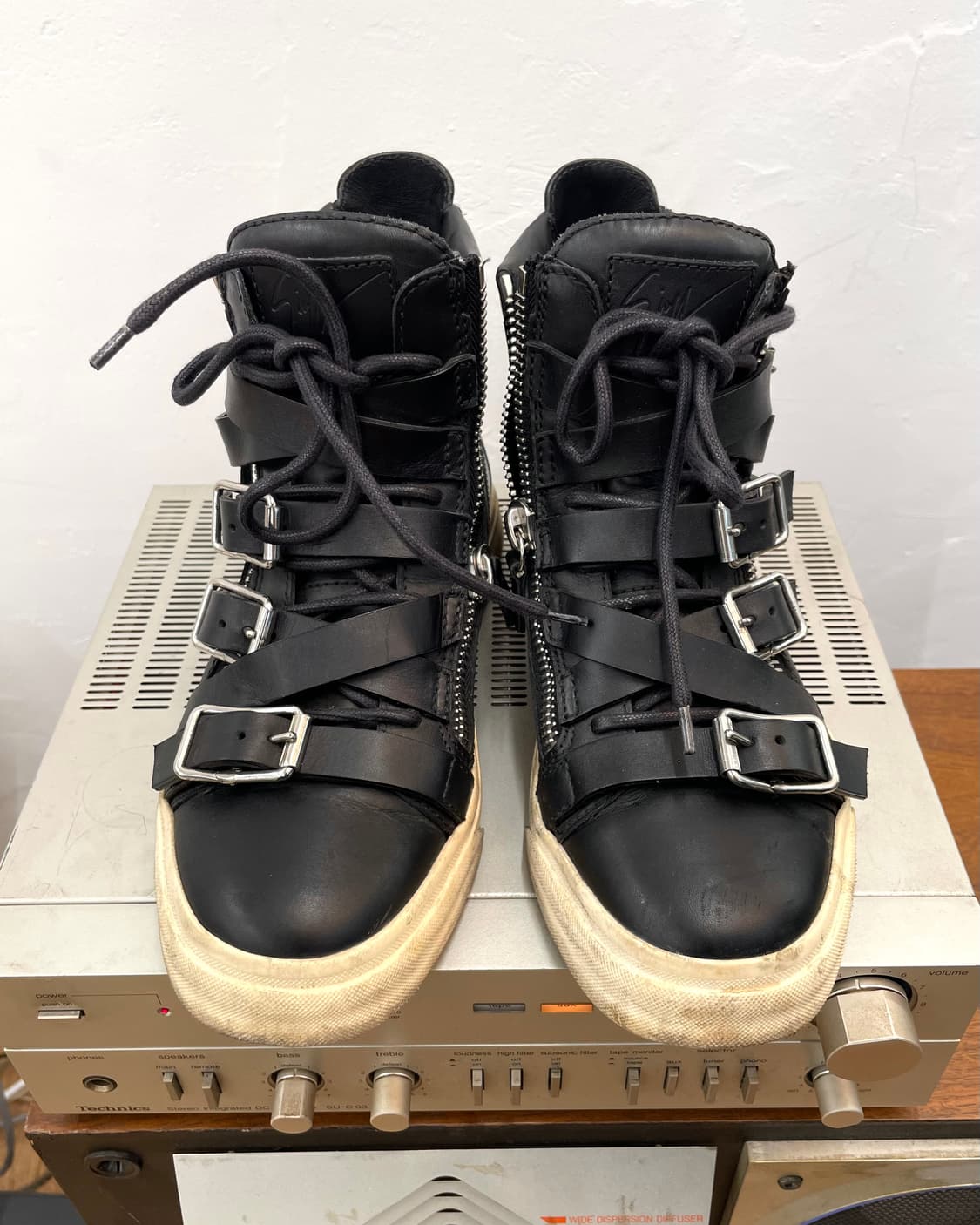 [235] 쥬세페자노티 레더 하이 스니커즈 상품이미지1