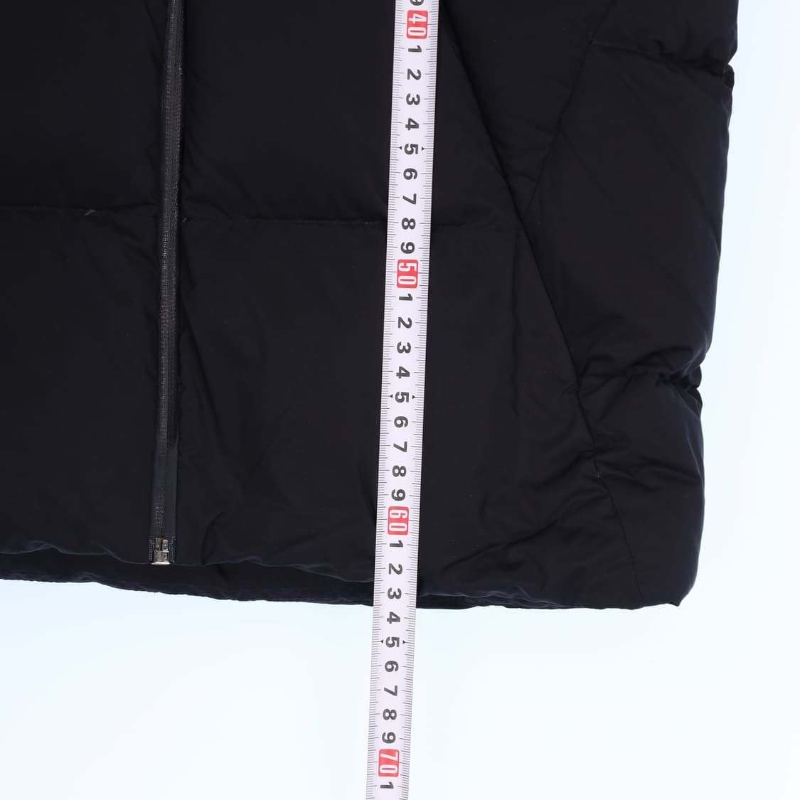 85 데상트 덕다운 후드 패딩 조끼 블랙 N7346 상품이미지7
