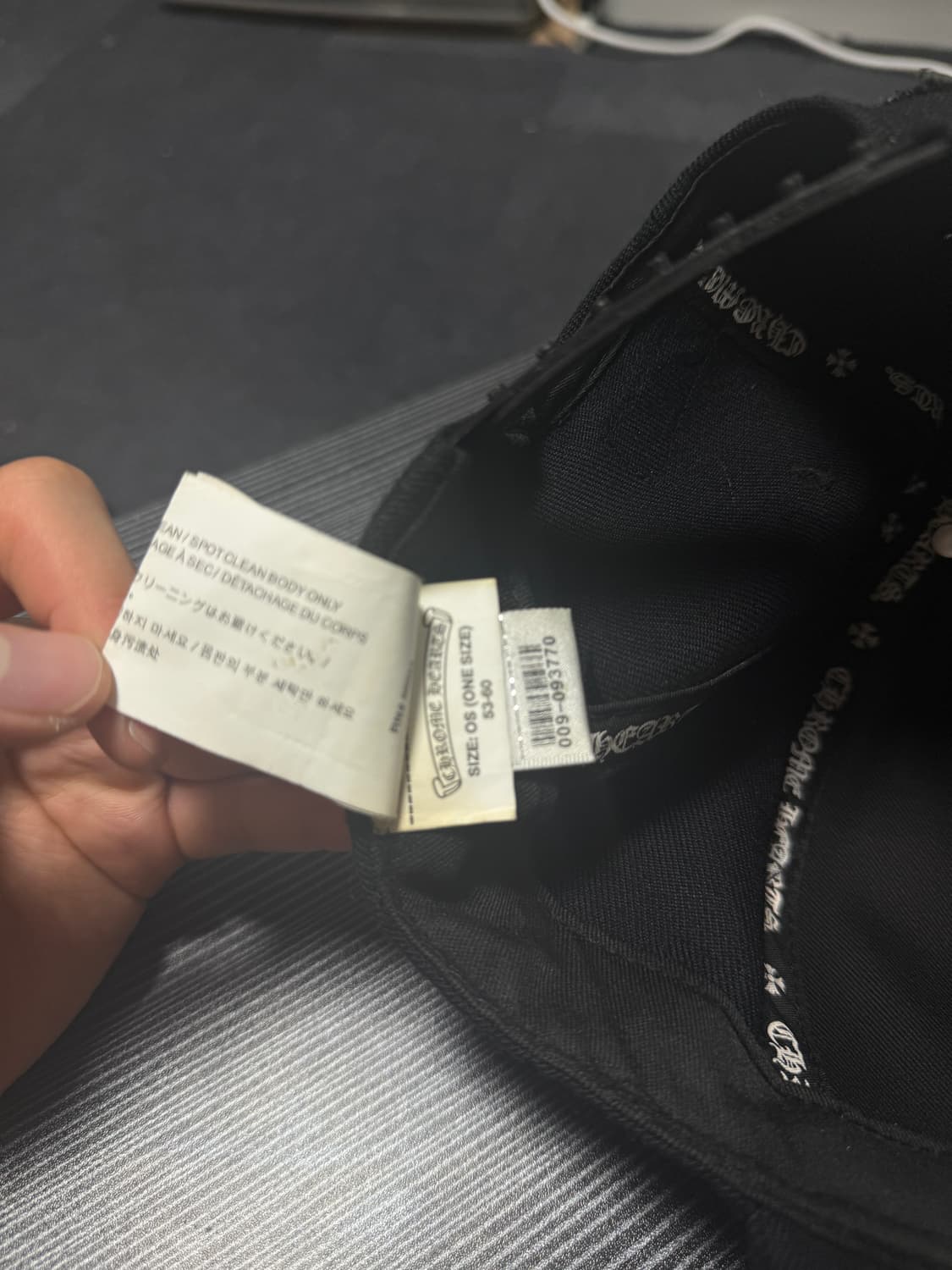 크롬하츠 바인대거 블랙 볼캡 상품이미지6