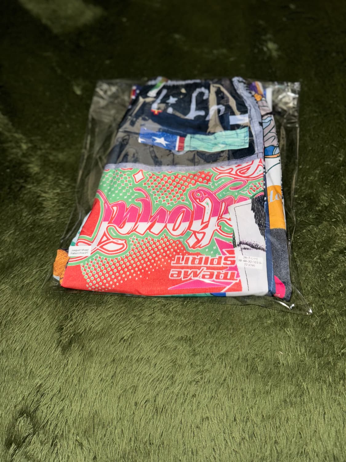 JOEGUSH 조거쉬 빈티지 리메이크 프린트 트랙 팬츠 멀티컬러 상품이미지10