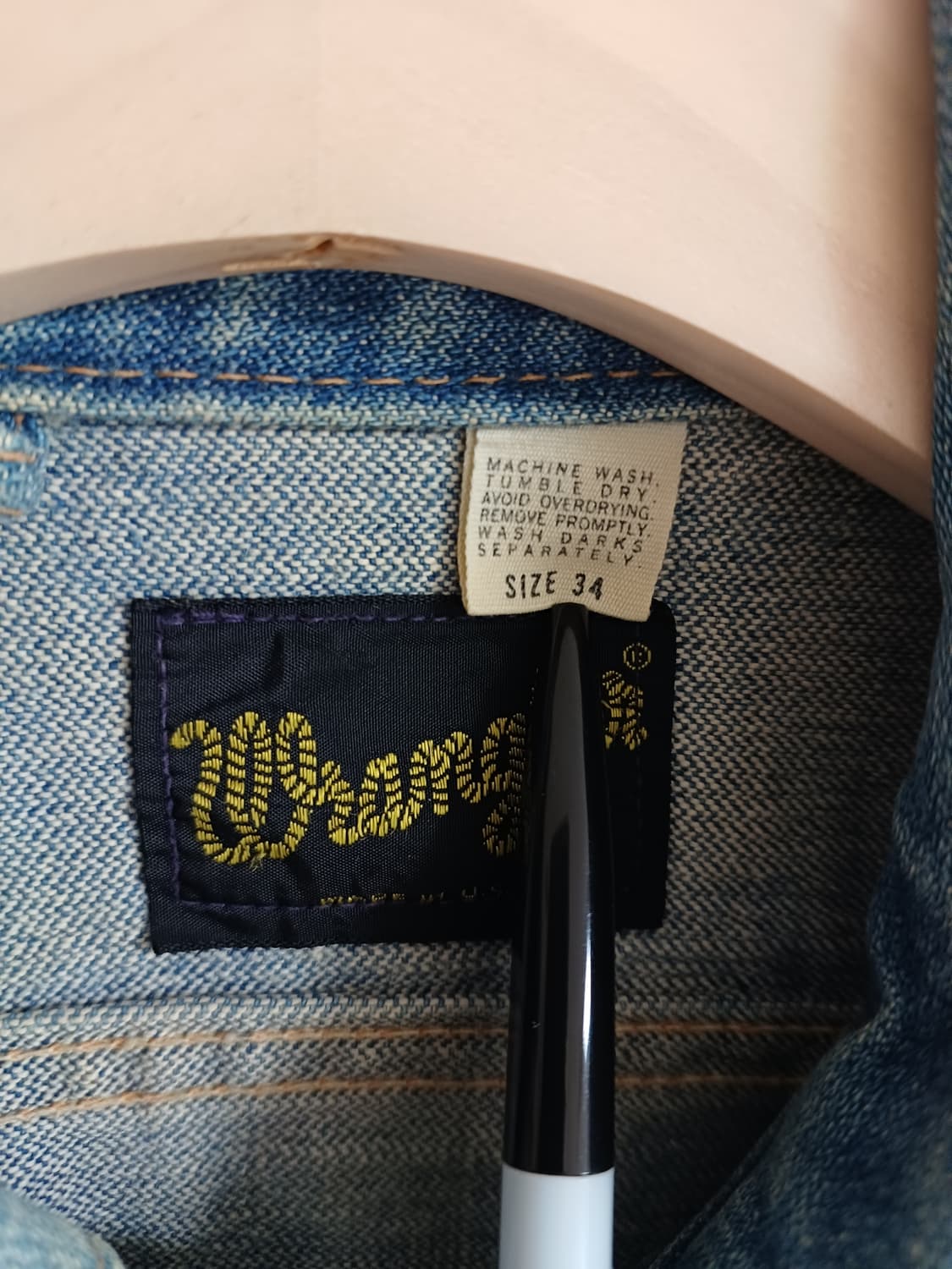 70s Wrangler 여성 데님자켓 랭글러 빈티지청자켓 리바이스 lee 상품이미지5