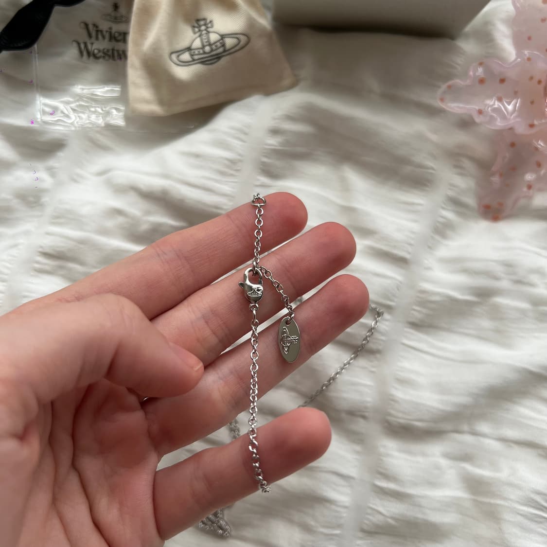 비비안웨스트우드 칼리오페 네크리스 실버 상품이미지8