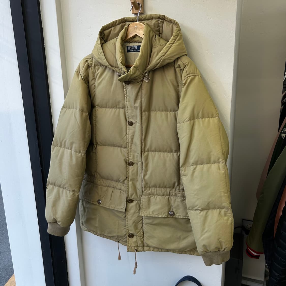 폴로 랄프로렌 00s 베이지 카라코람 패딩   상품이미지2