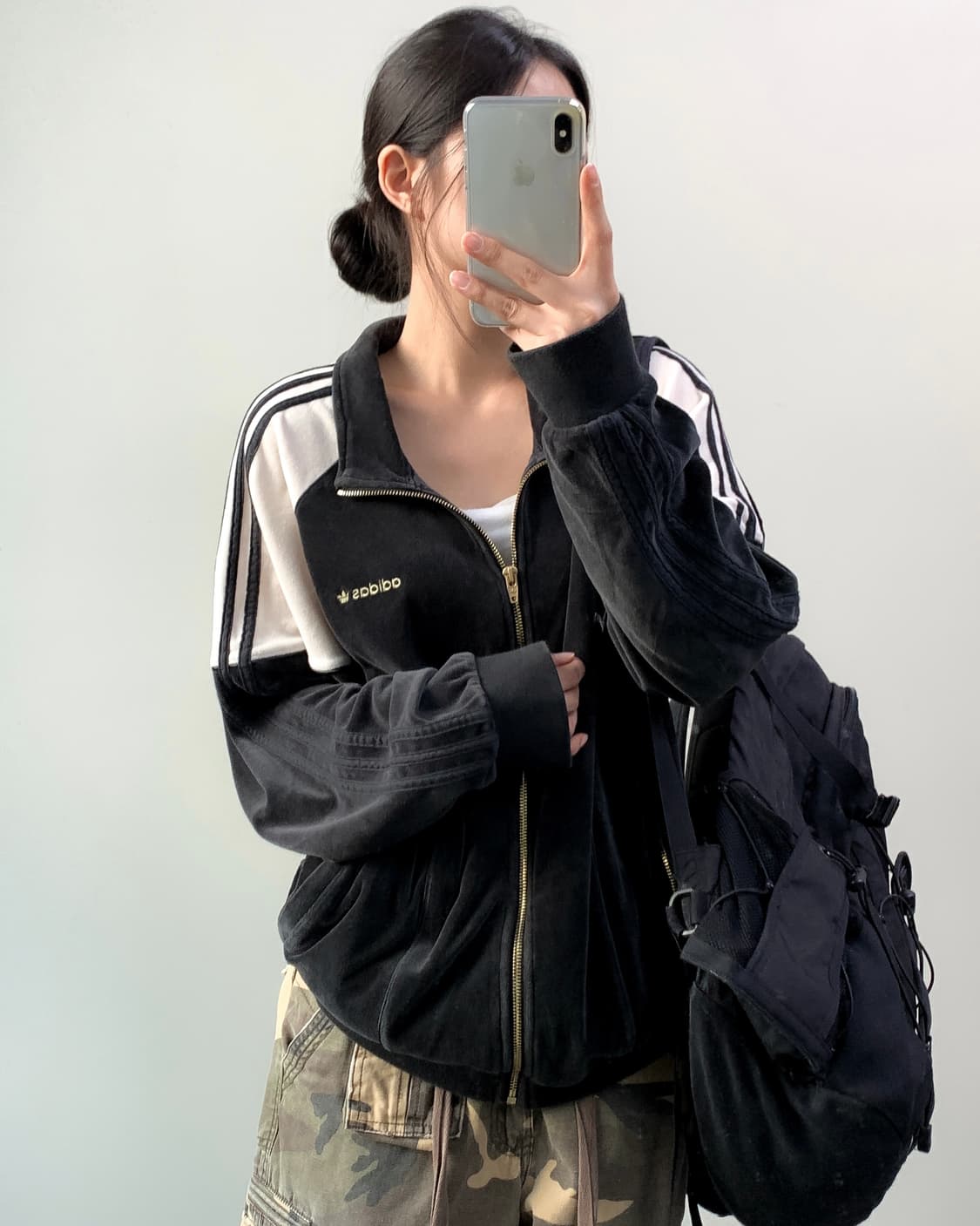 아디다스 벨벳 자켓 상품이미지2