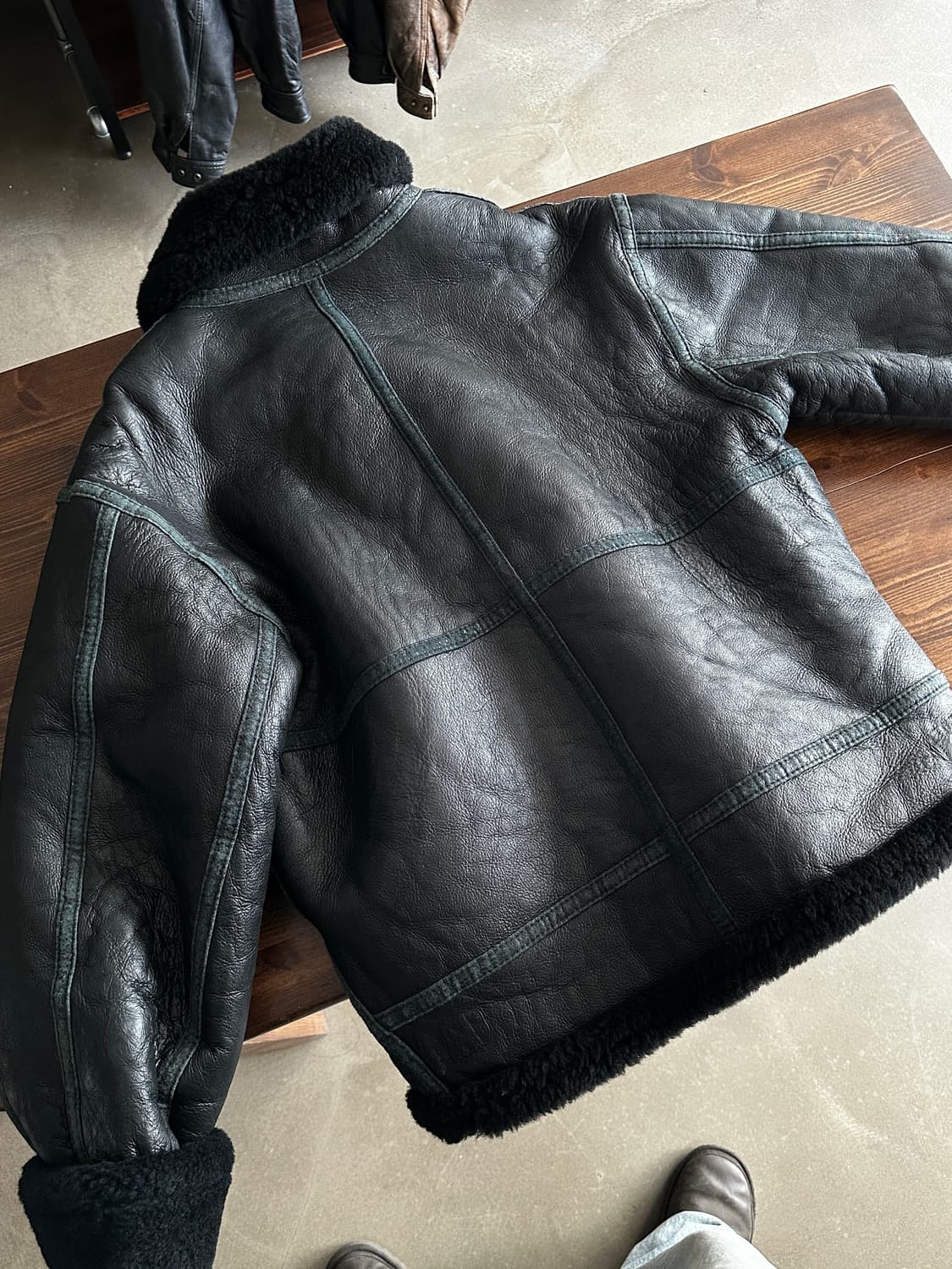 Type B-3 us army 폭격기 플라이트 무스탕 자켓 상품이미지7