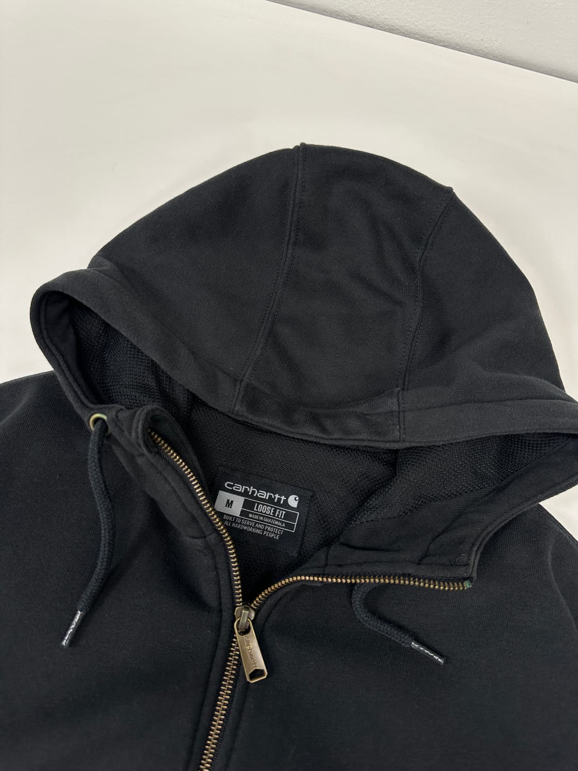 칼하트 레인디펜더  후드 풀집업 M 블랙 상품이미지3