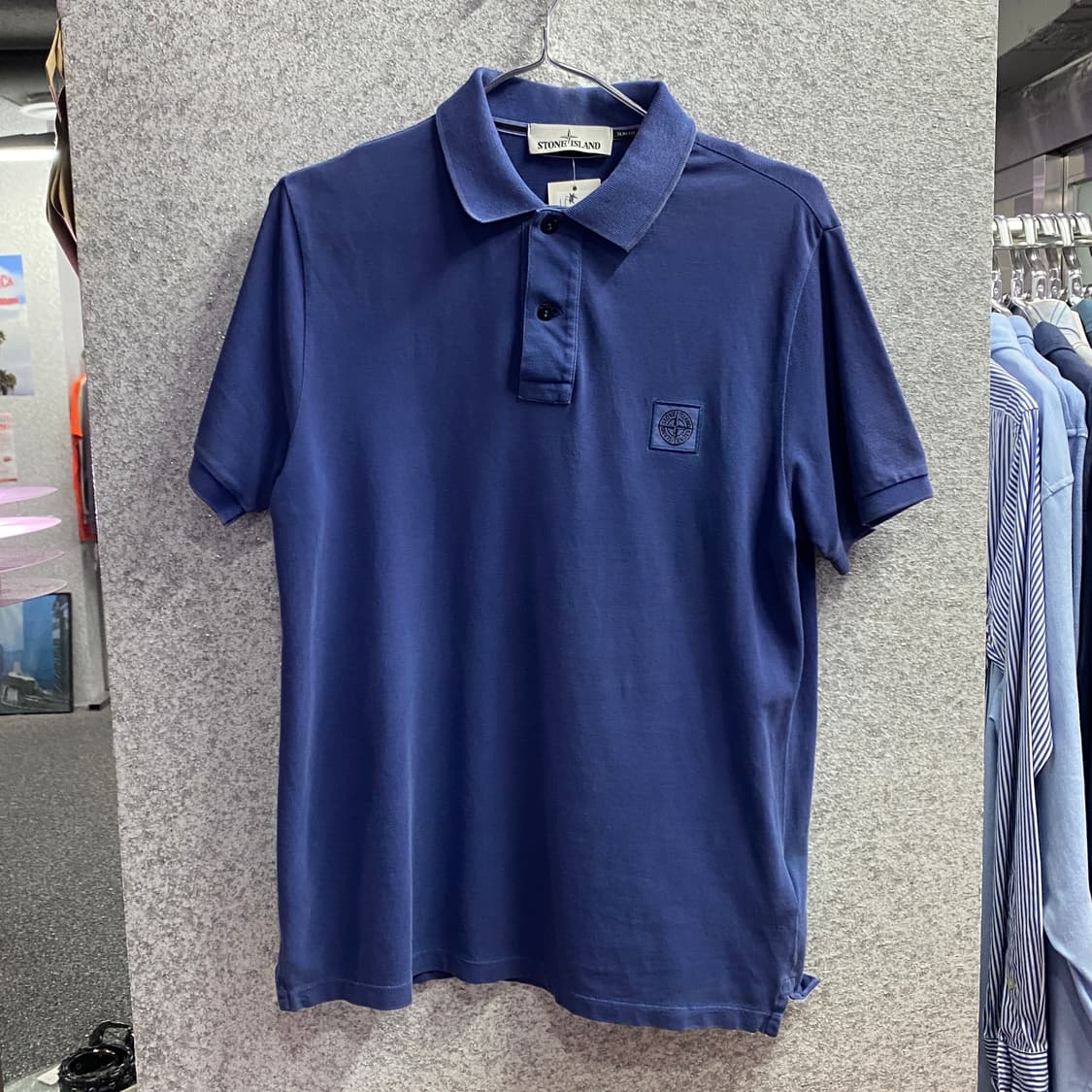 스톤아일랜드 네이비 슬림핏 피케티 B2008 상품이미지2