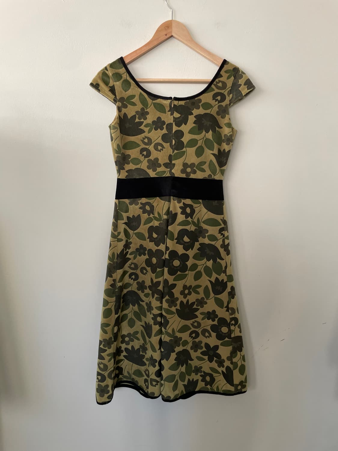 vintage floral fur dress 상품이미지7