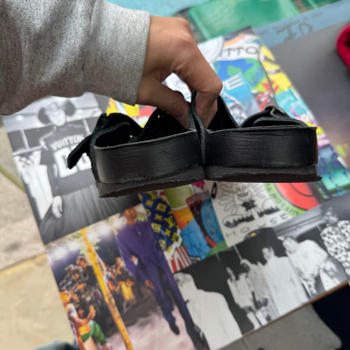 [size 8] 니들스 스웨이드 클로그 블랙  상품이미지6