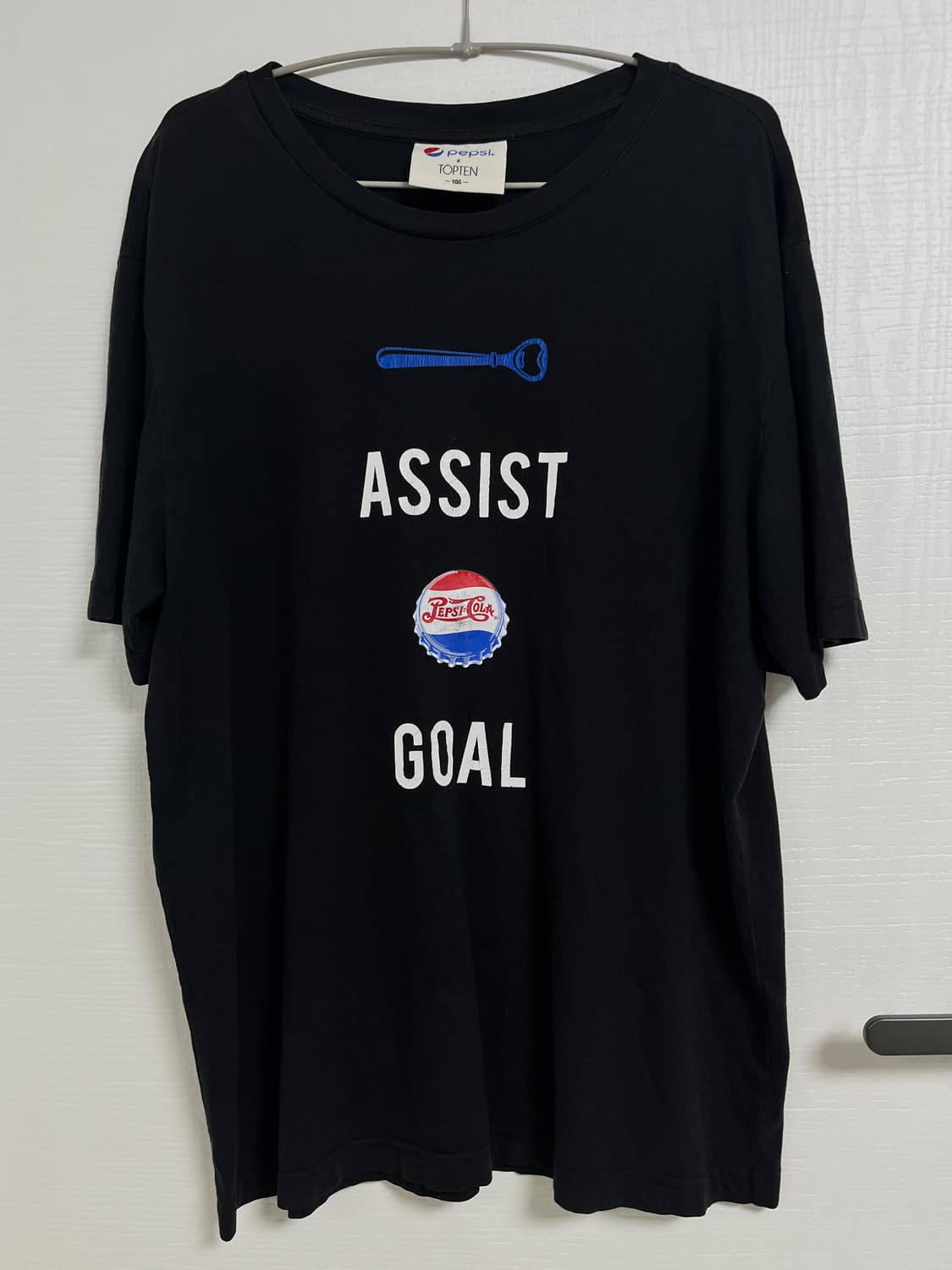 [탑텐 x 펩시] 콜라보 그래픽 반팔 티셔츠 105 (XL) 상품이미지1