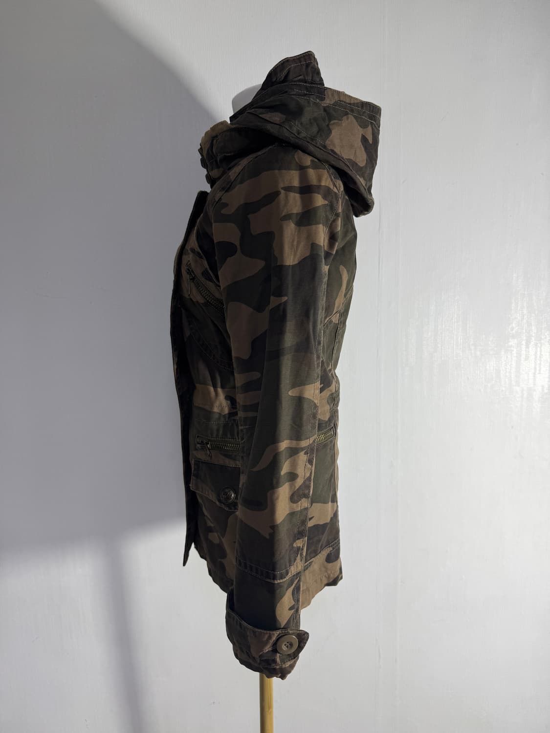 빈티지 보노 타입 멀티 포켓 카모 집업 자켓 y2k lgb goa 상품이미지2