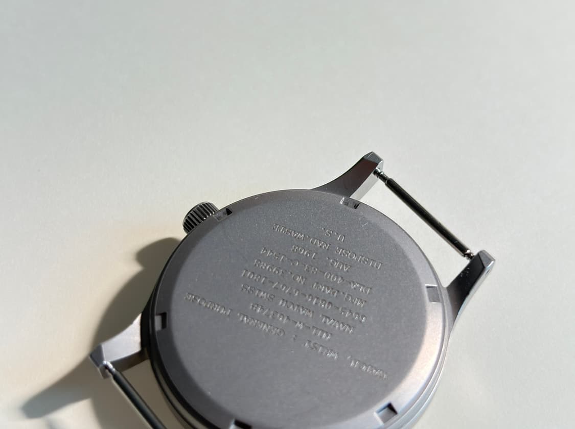 Naval Watch/MIL-01C US Force Type/Black 상품이미지4