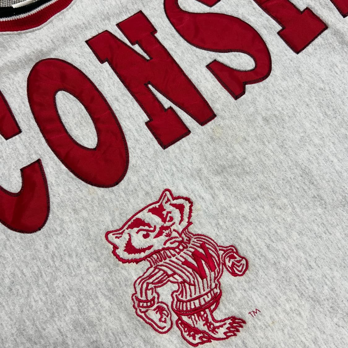 90s USA 레전드어센틱 위스콘신 맨투맨(XL) 상품이미지8