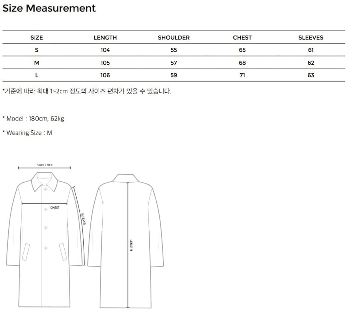 유스 / 25FW 밀리터리 코트 / L 상품이미지2