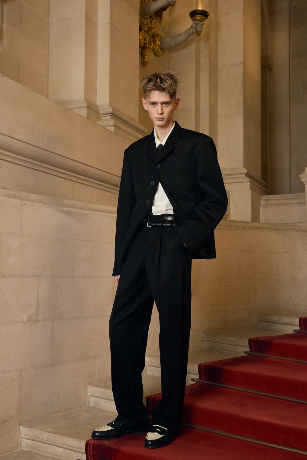 26SS STU 크리스 더블벨트 슬렉스 CREASE DOUBLE BELT 상품이미지1