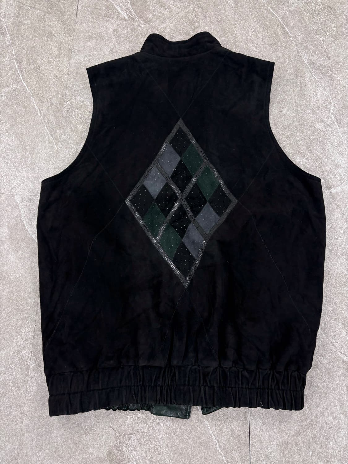 Zaspel design 90's Leather Vest  상품이미지6