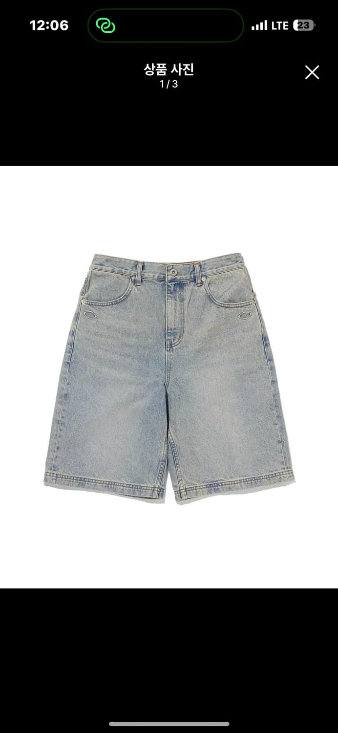 미스치프 버뮤다팬츠 데님 상품이미지1