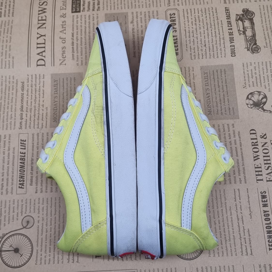 반스 올드스쿨 레몬 여성스니커즈240 상품이미지5