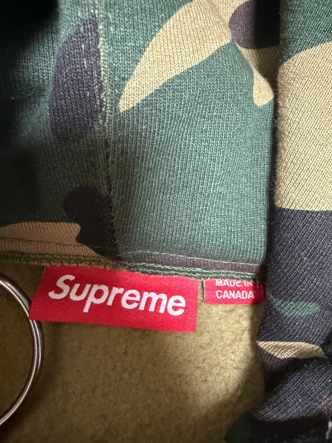 슈프림 컬리지에이트 아플리케 후드집업 M 상품이미지2