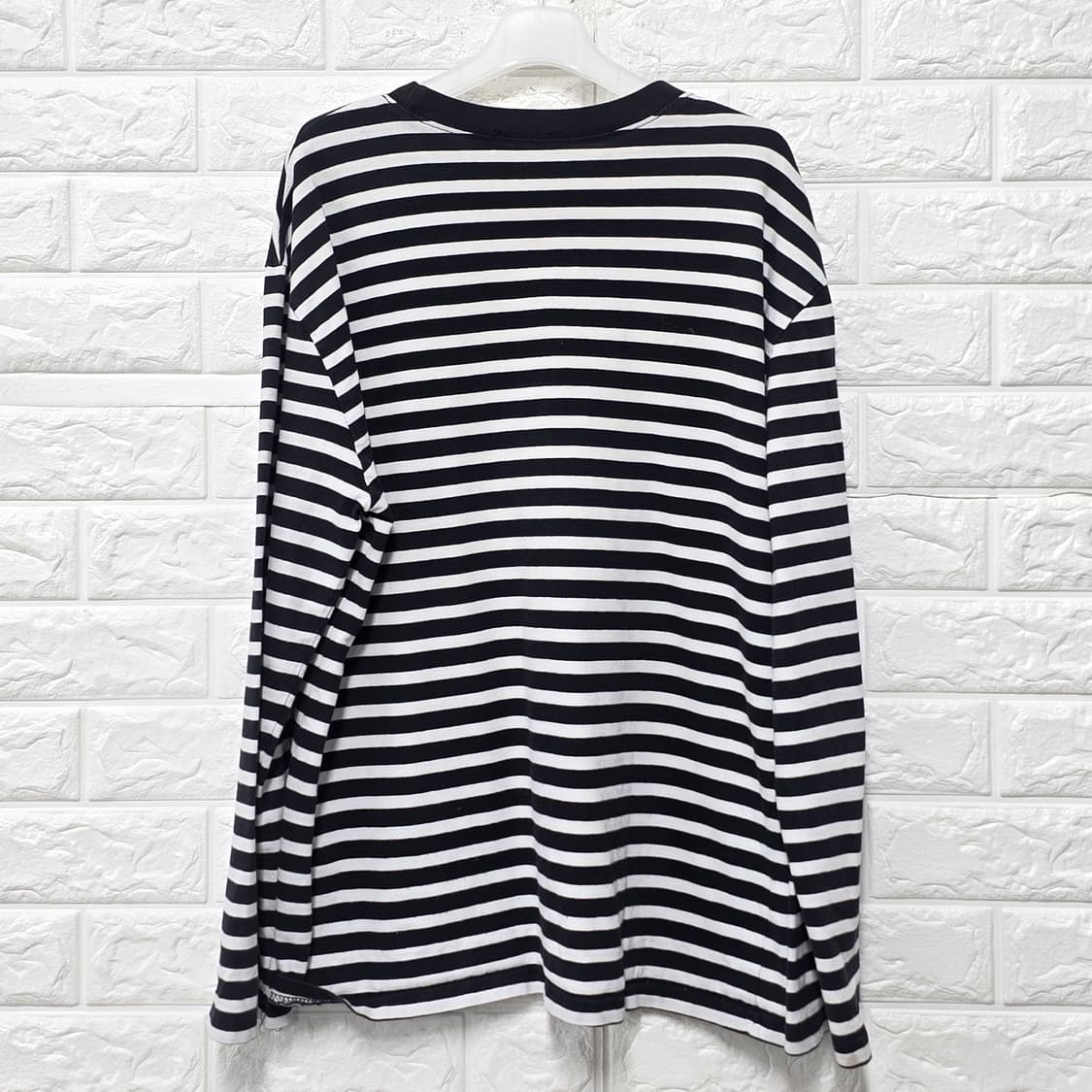 택포// 메종키츠네 스트라이프 긴팔 티셔츠 M 상품이미지4