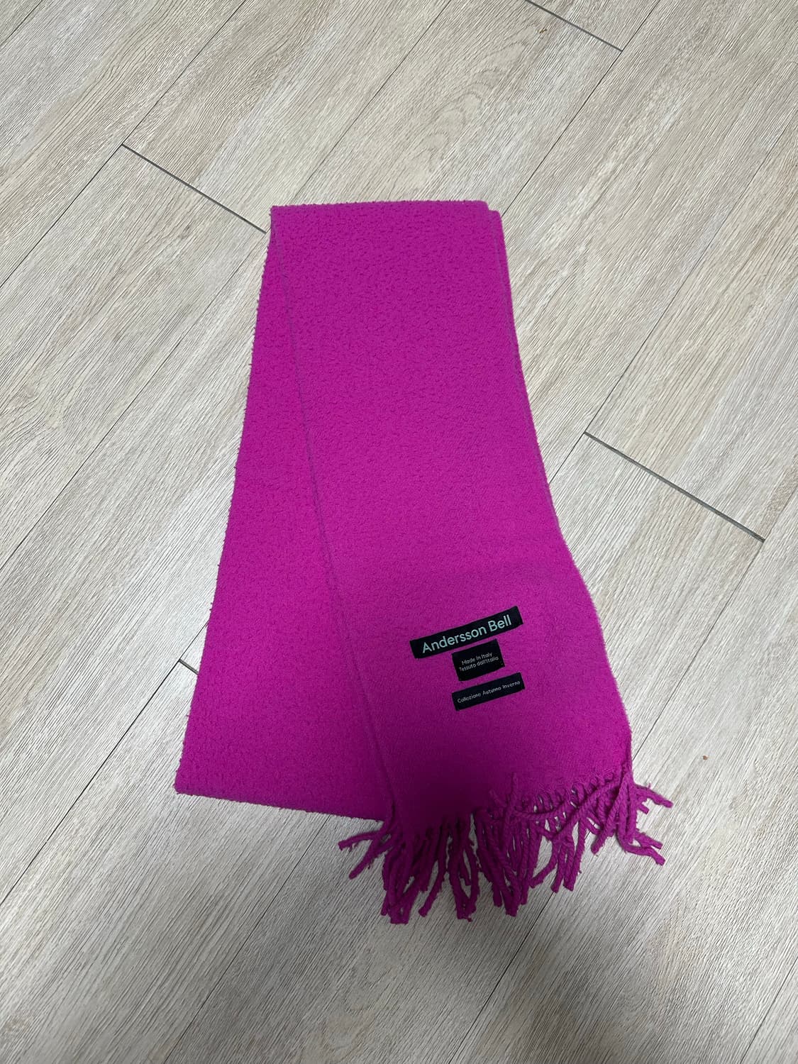 앤더슨벨 비엘라 스카프(머플러) 후크시아 핑크 상품이미지1