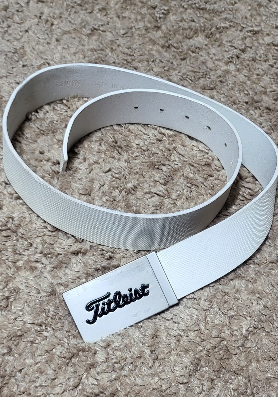 타이틀리스트 골프벨트 화이트 32~36 상품이미지1