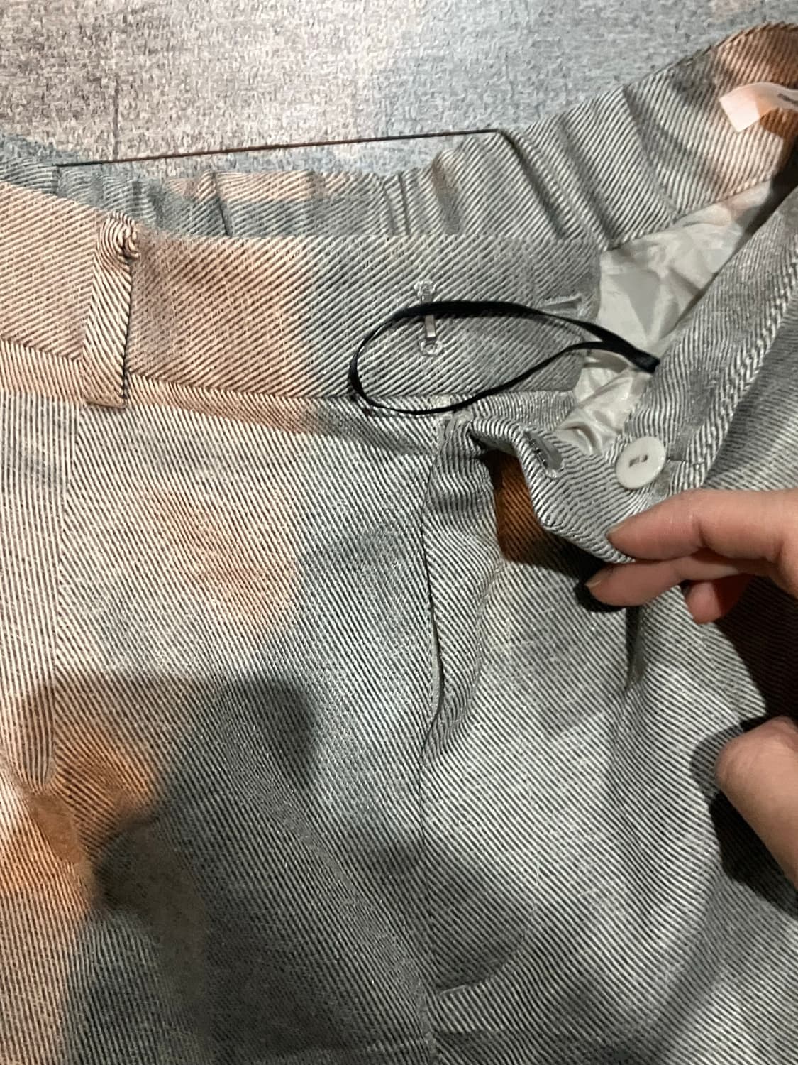 일본빈티지 하구미모리걸 할메카지아메카지 a핏세미와이드 버뮤다팬츠5부팬츠 상품이미지3