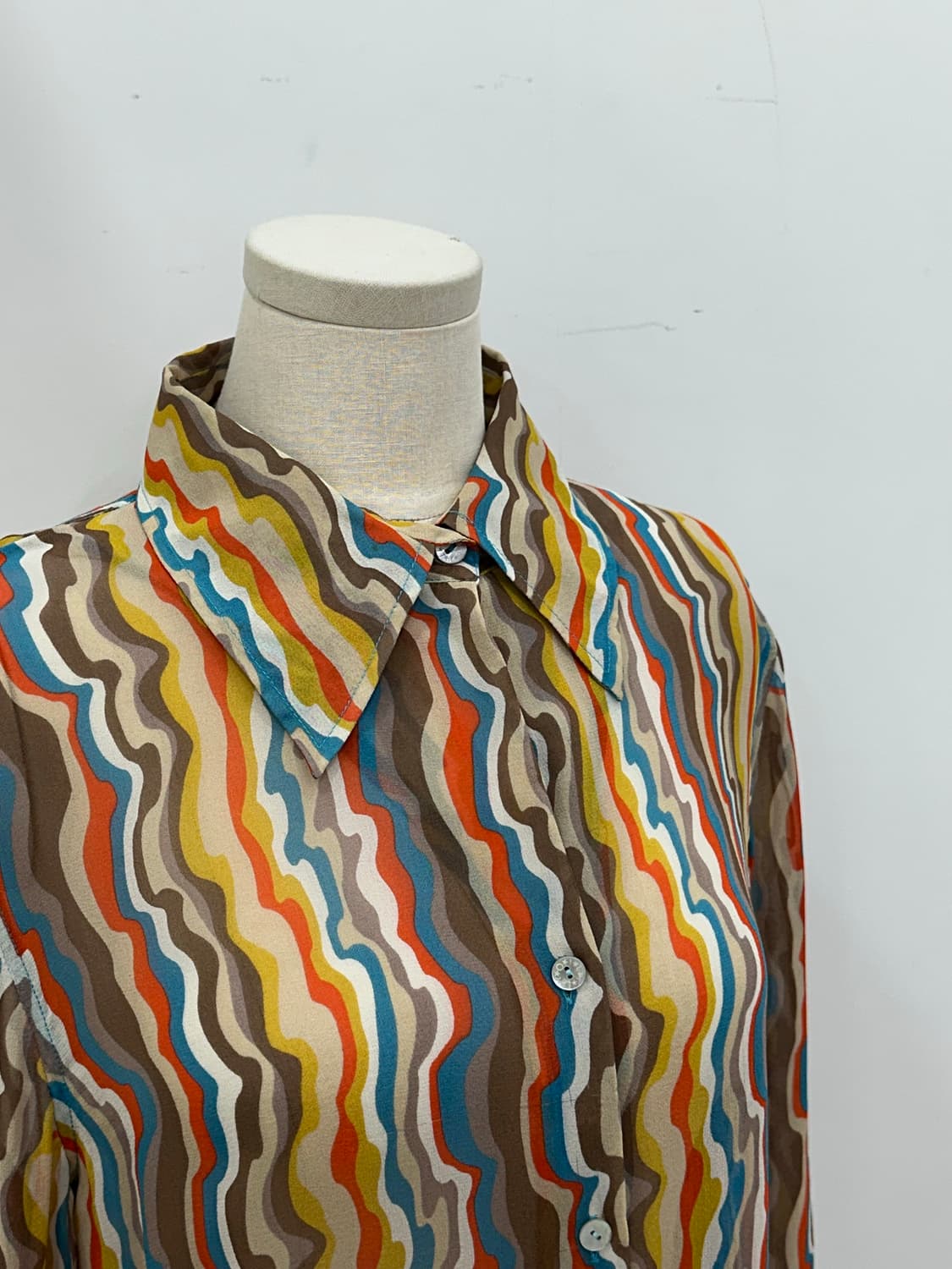 오일릴리 실크 블라우스 상품이미지6