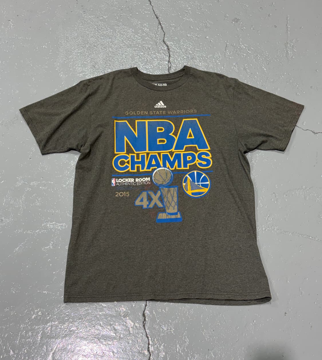 아디다스(Adidas) 골든 스테이트 워리어스 4X NBA 챔프 라커 룸 상품이미지1