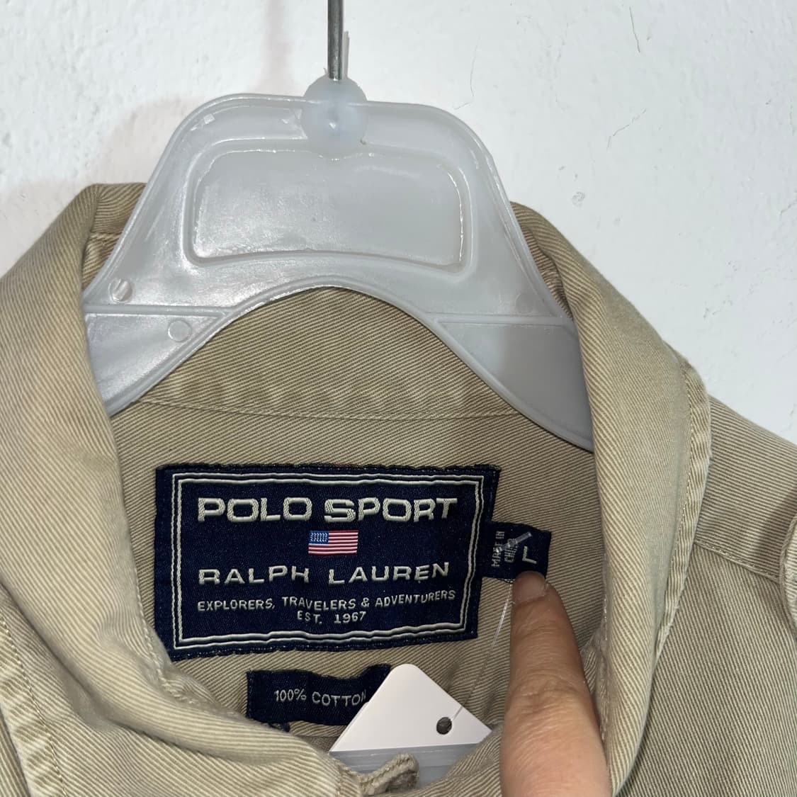 90s Polo Sport Twill Cotton Half Shirts 상품이미지6