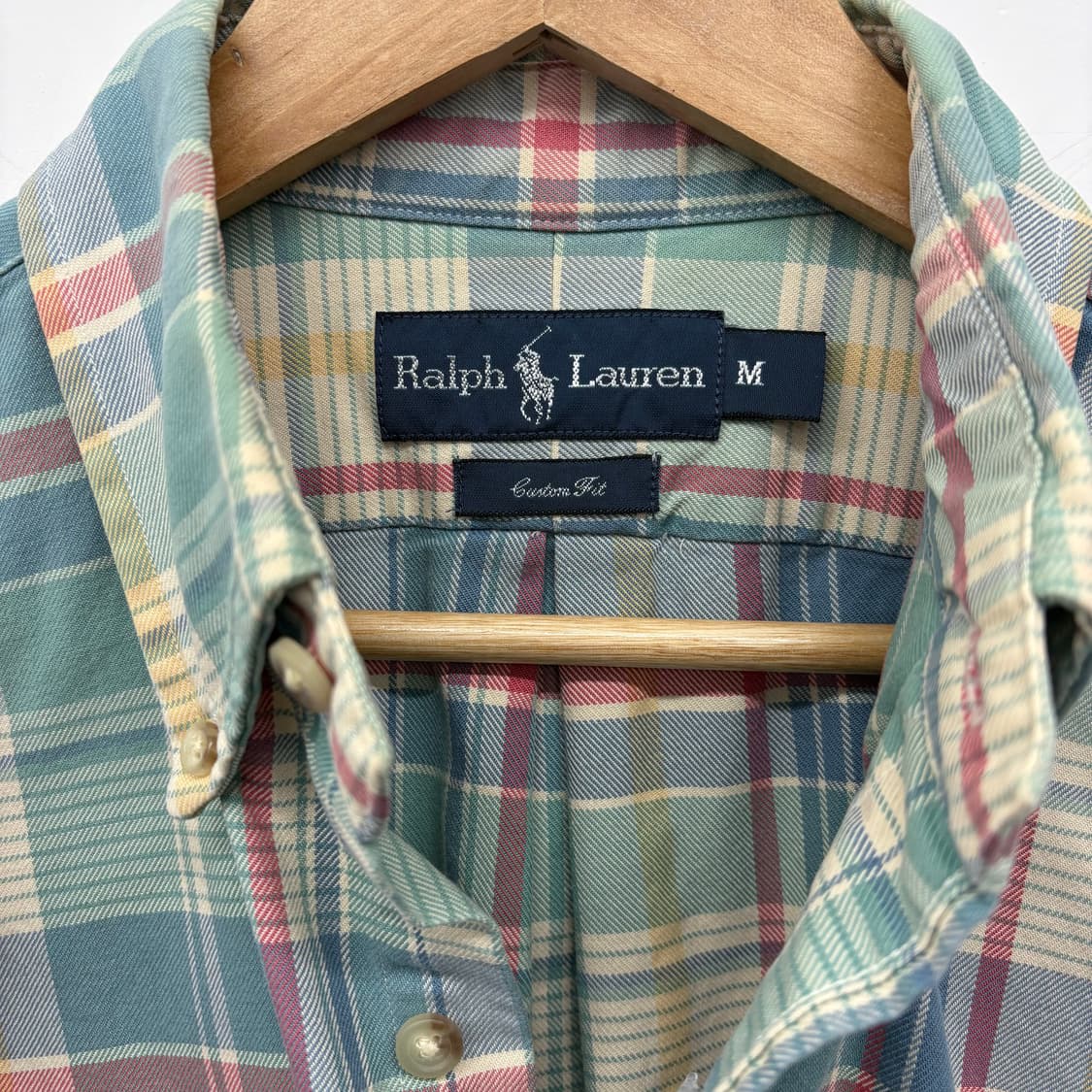 폴로 랄프로렌 멀티컬러 체크 셔츠 남M 상품이미지3