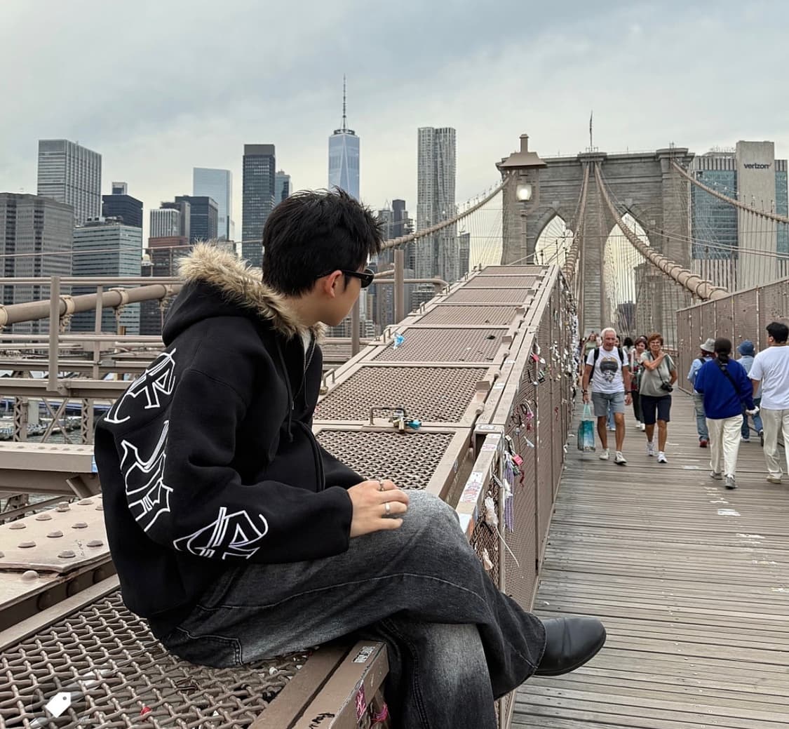 슈프림 포우 퍼 후드집업 L 상품이미지3