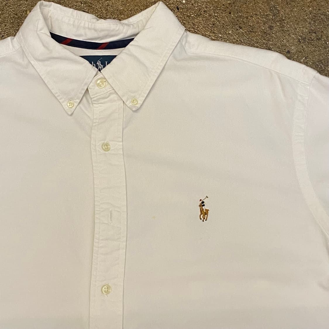 미국 빈티지 폴로 랄프로렌 화이트 셔츠 남방 흰셔츠 상품이미지4