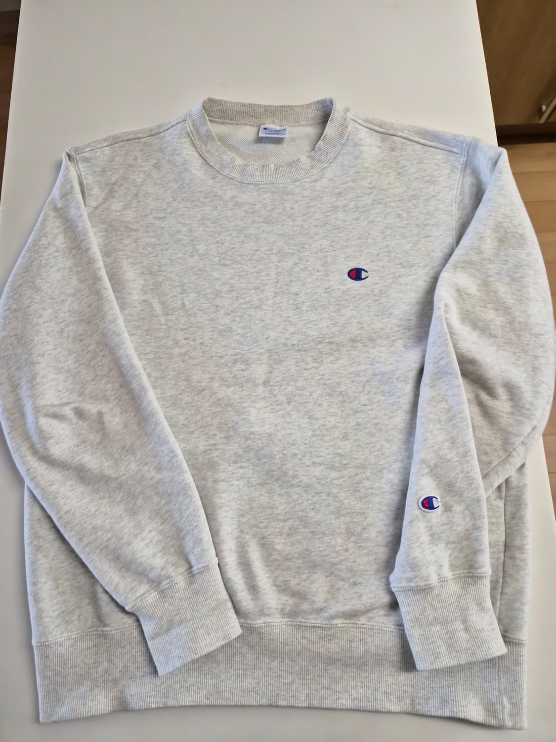 챔피온 c로고 맨투맨 아이보리 상품이미지2