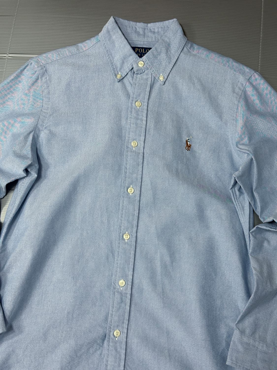 폴로 랄프로렌 클래식 핏 긴팔 셔츠 스카이블루 하늘색 S 상품이미지2