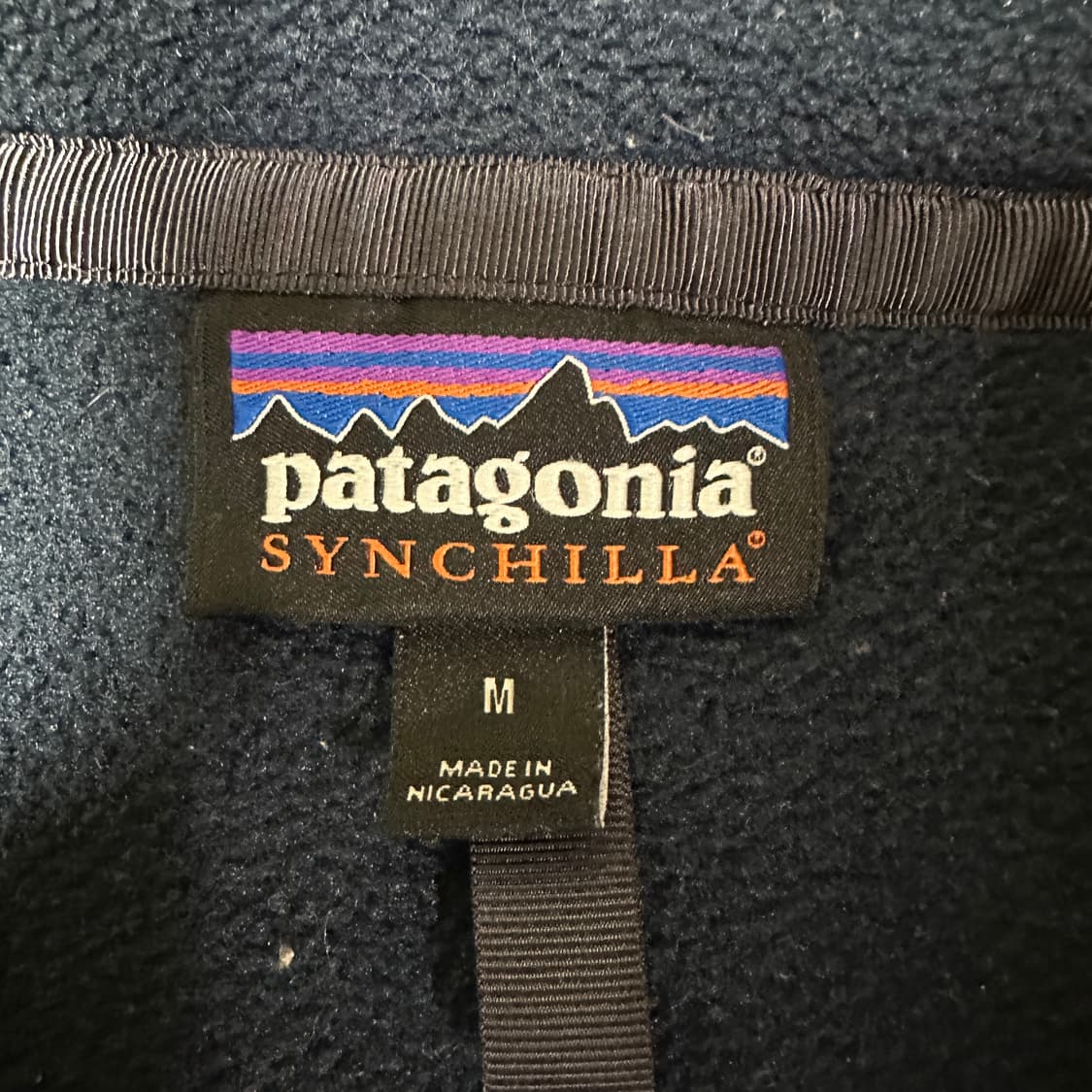 파타고니아 신칠라 컬러블록 네이비 레드 M 상품이미지4