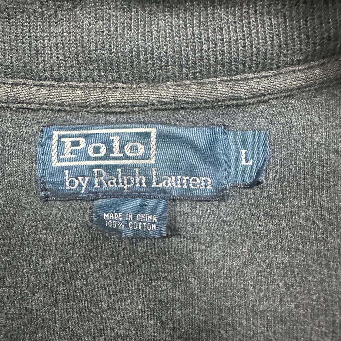 ✨ (바배) 폴로 랄프로렌 그레이 니트 반집업  상품이미지3