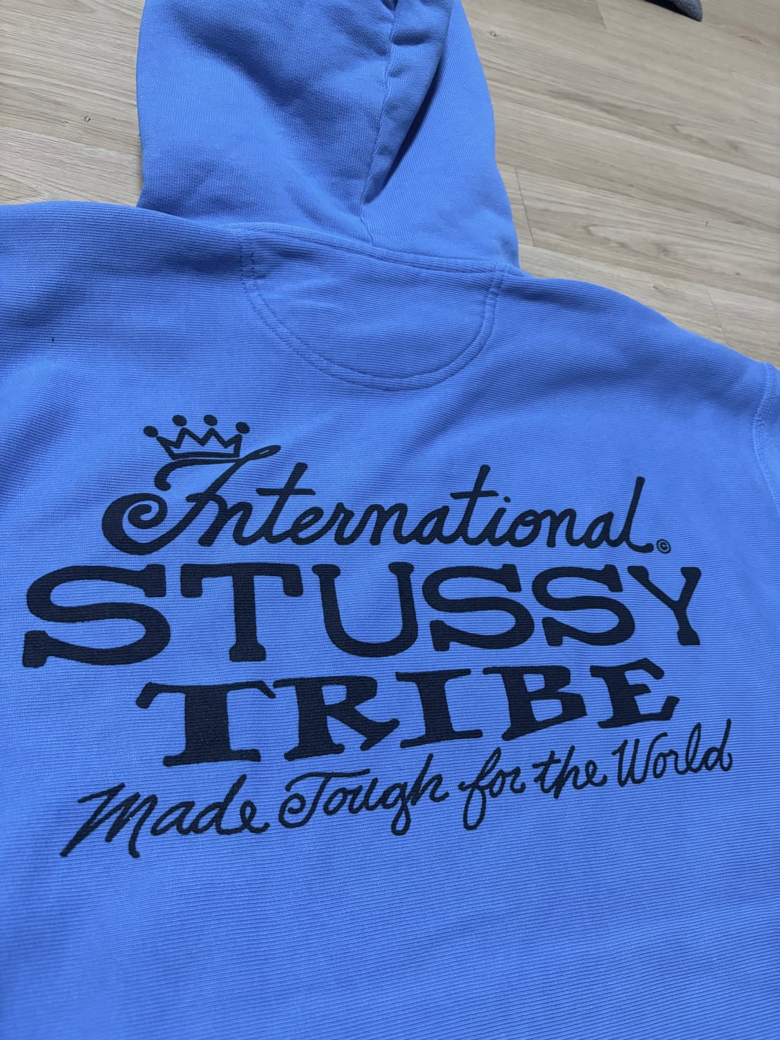 (새상품) 스투시 트라이브 후드 블루 L 상품이미지4