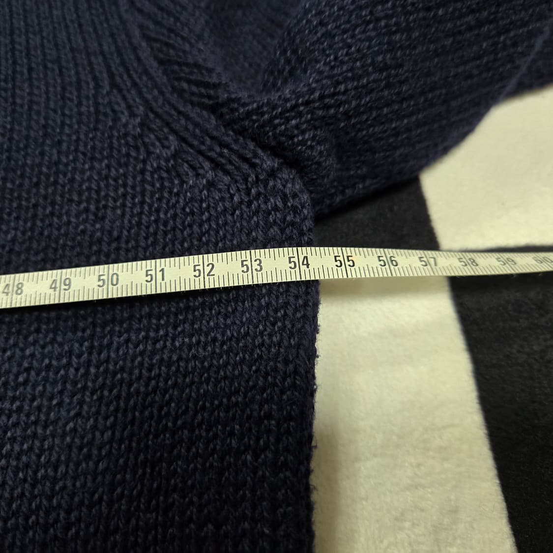 M 폴로랄프로렌 성조기니트 네이비 made in usa 상품이미지7