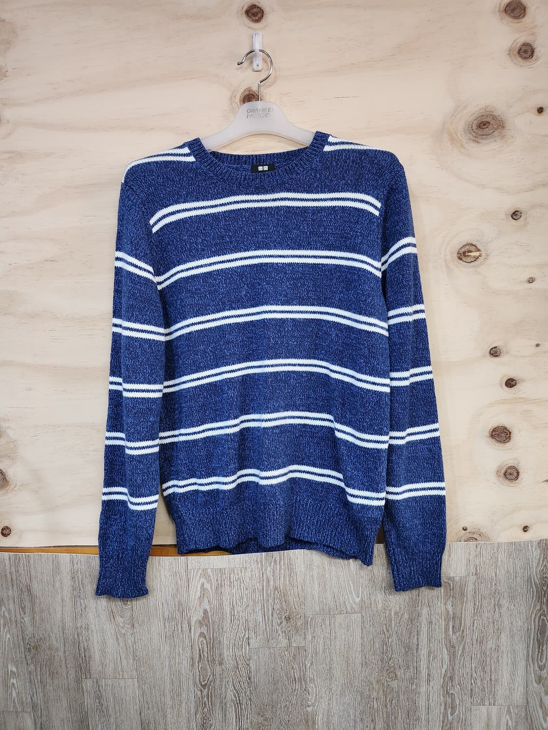 398) 유니클로 남성 스트라이프 니트 상품이미지1