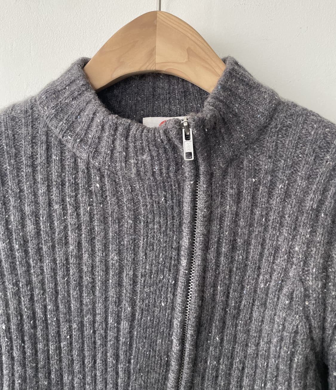 vintage side two way zip-up cardigan 상품이미지4