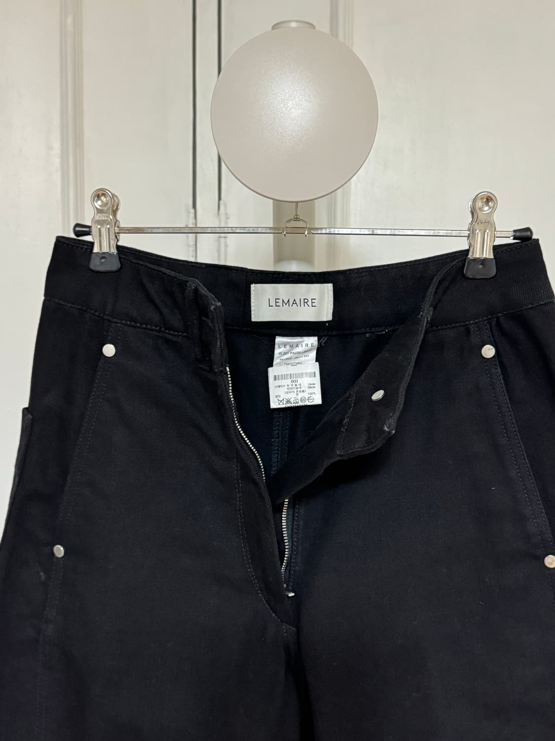 lemaire 르메르 블랙 데님팬츠 상품이미지4