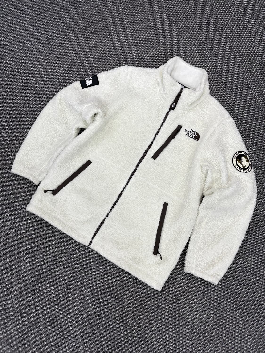 노스페이스 플리스 자켓 아이/브라운 상품이미지1